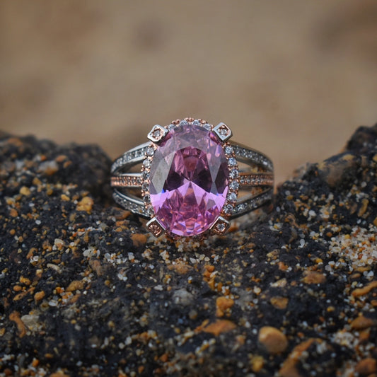 Alpenglow Ring | Pink Zirconium