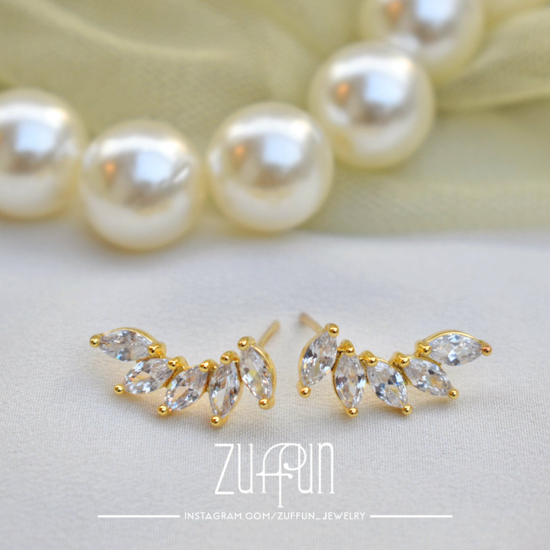 Fly Away Zircon Studs